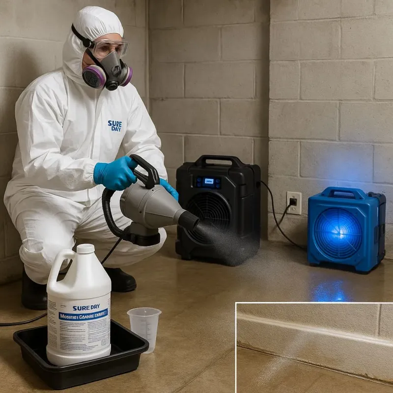 Sanitization and Odor Removal process in Alafaya, FL